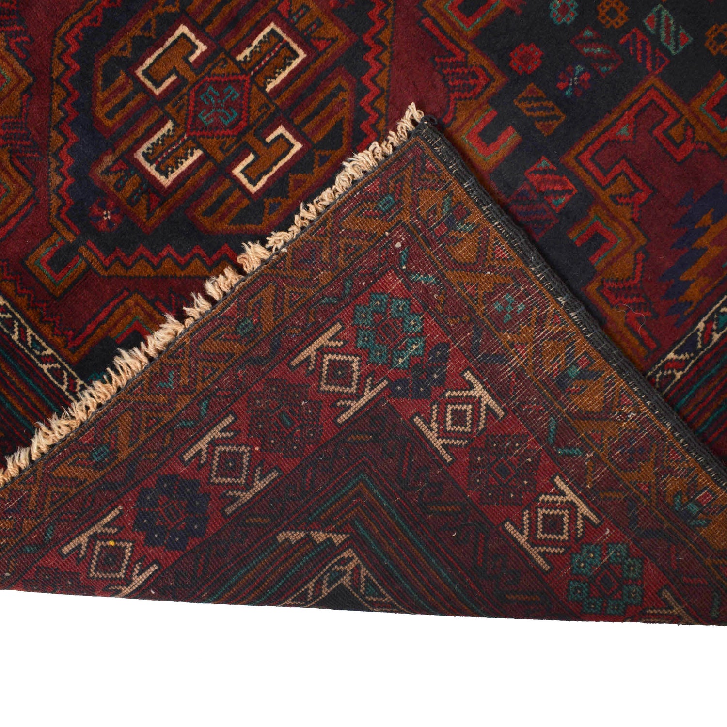 Baluch Short Rug 4' 2" x 6' 2" ft / 127 x 189 cm - No. R18242
