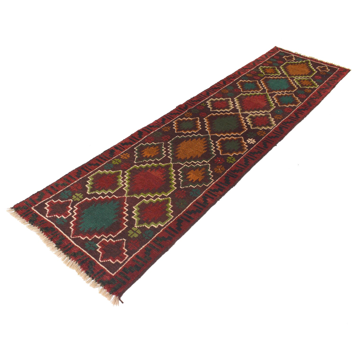 Baluchi Long Runner Rug 2' 5" x 9' 7" ft / 74 x 291 cm - No. R18263