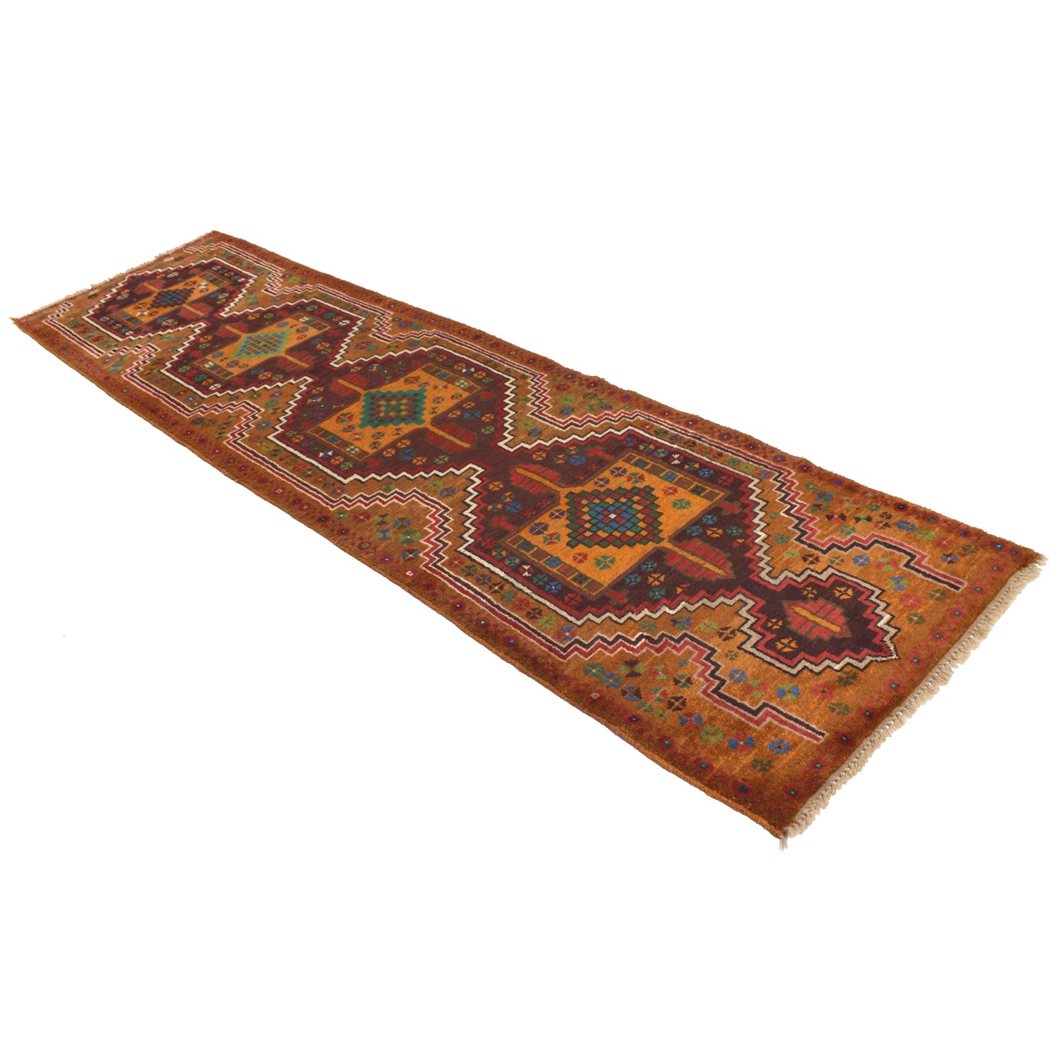 Baluchi Long Runner Rug 2' 9" x 9' 9" ft / 85 x 298 cm - No. R18265