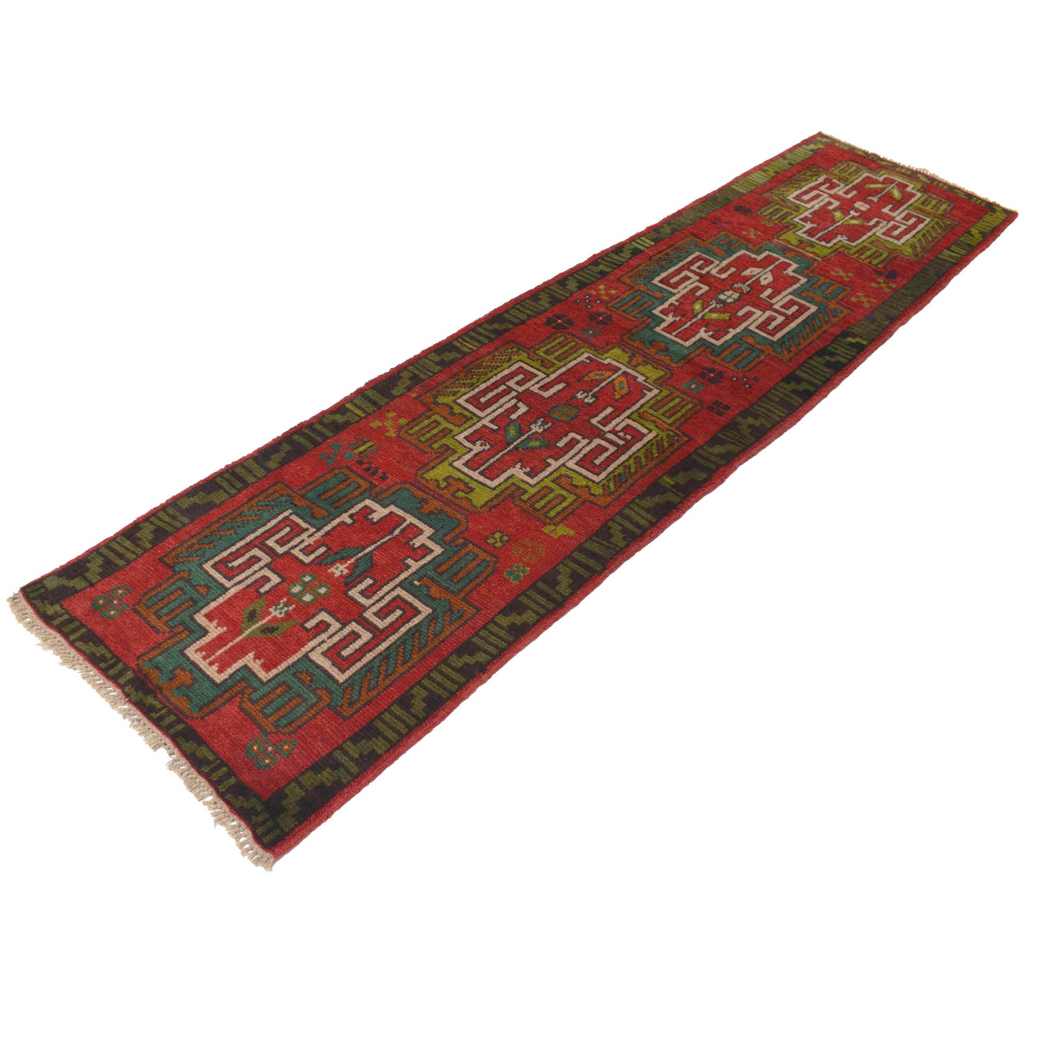 Baluchi Long Runner Rug 2' 6" x 9' 5" ft / 76 x 288 cm - No. R18267