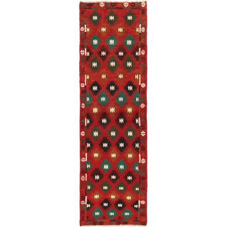 Afghan Baluchi Hallway Runner 2' 6" x 8' 12" ft / 75 x 274 cm - No. R18269