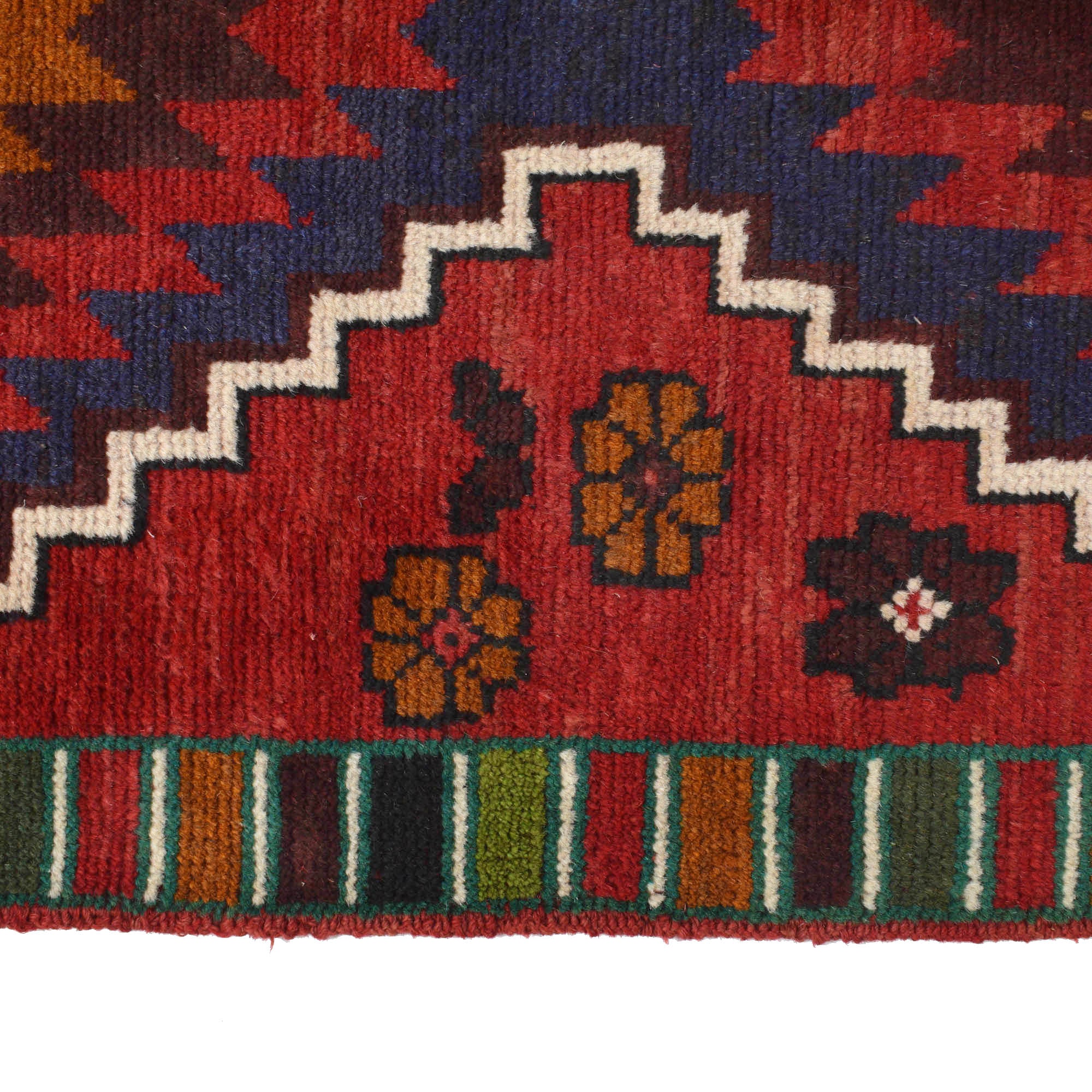 Afghan Baluchi Hallway Runner 2' 7" x 9' 3" ft / 80 x 282 cm - No. R18270