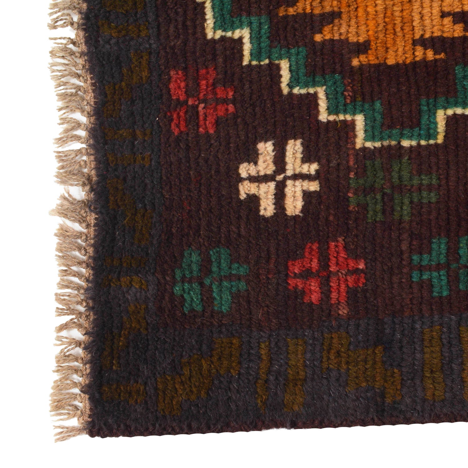 Afghan Baluchi Hallway Runner 2' 7" x 9' 6" ft / 79 x 290 cm - No. R18293
