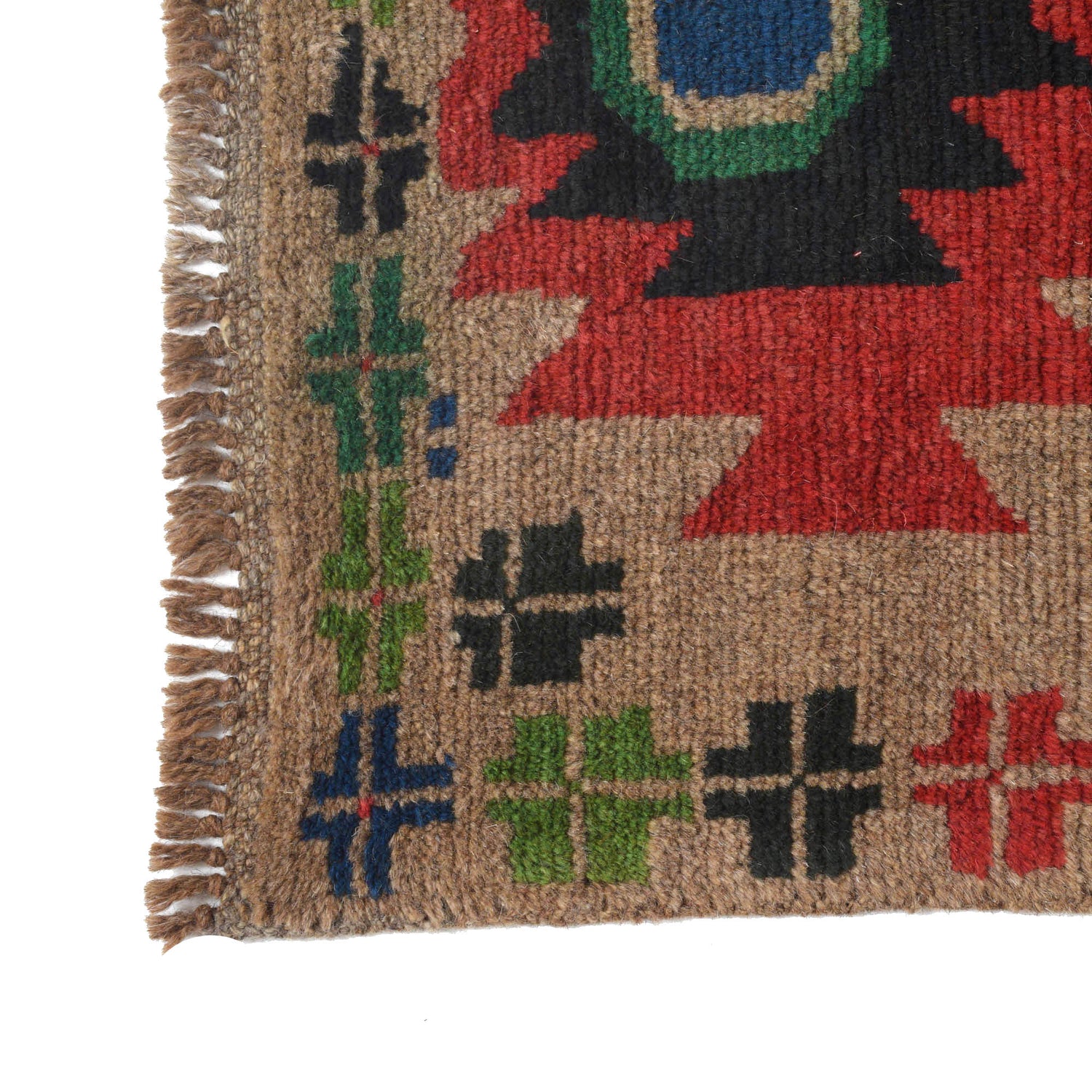 Traditional Handwoven Baluch Runner 2' 0" x 6' 5" ft / 62 x 196 cm - No. R18302