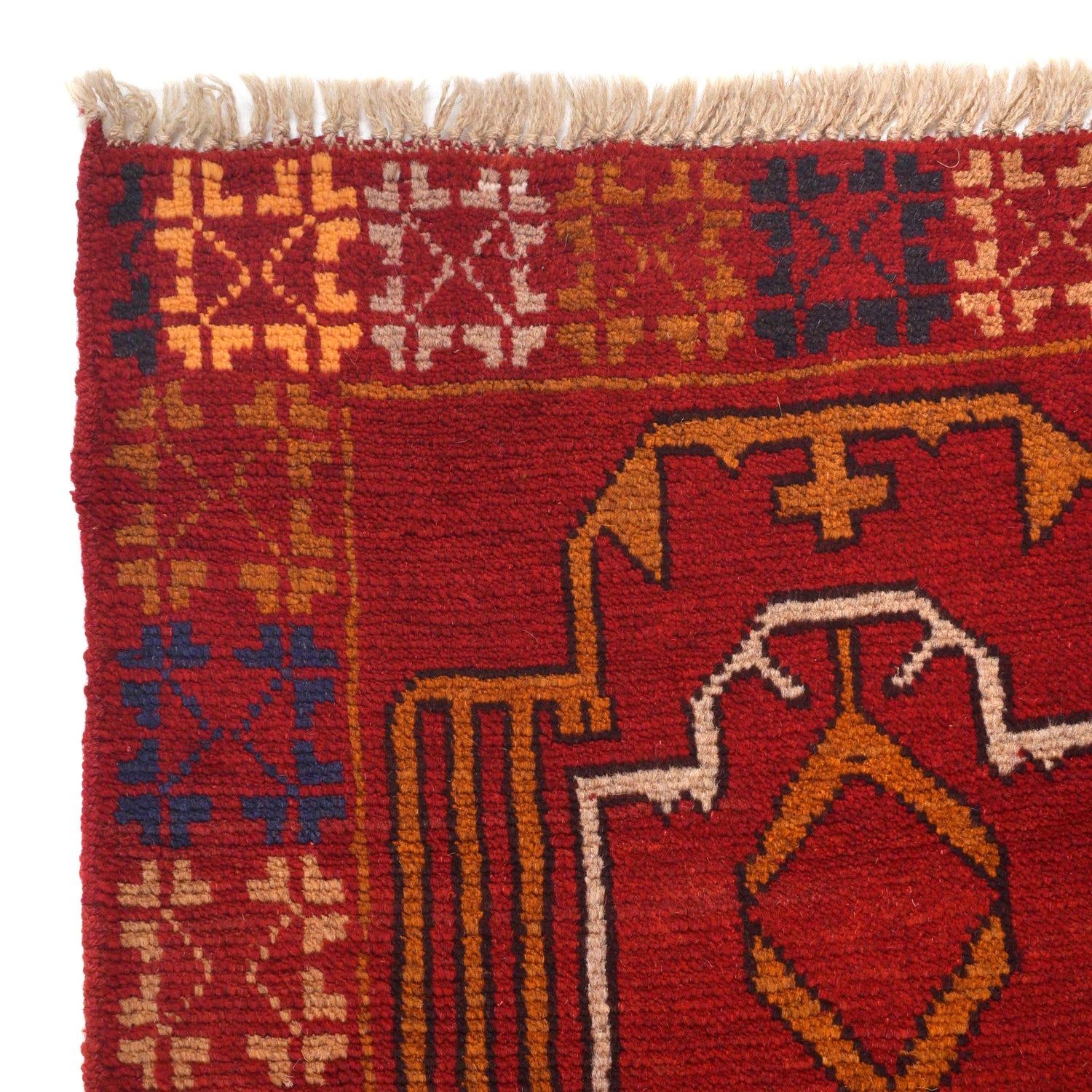 Handmade Balochi Runner Rug 2' 1" x 8' 2" ft / 64 x 250 cm - No. R18406