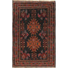 Tribal Baloch Rug 3' 10" x 6' 2" ft / 117 x 188 cm - No. R18844
