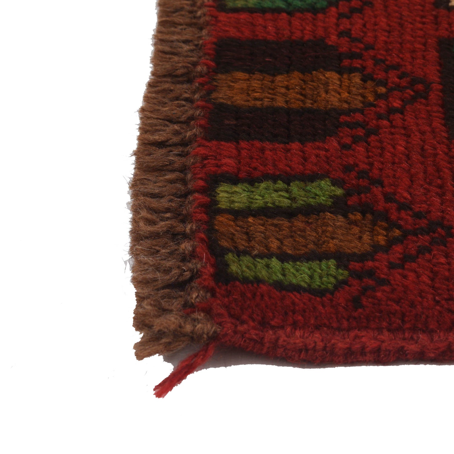 Traditional Handwoven Baluch Runner 2' 4" x 6' 8" ft / 72 x 204 cm - No. R18927