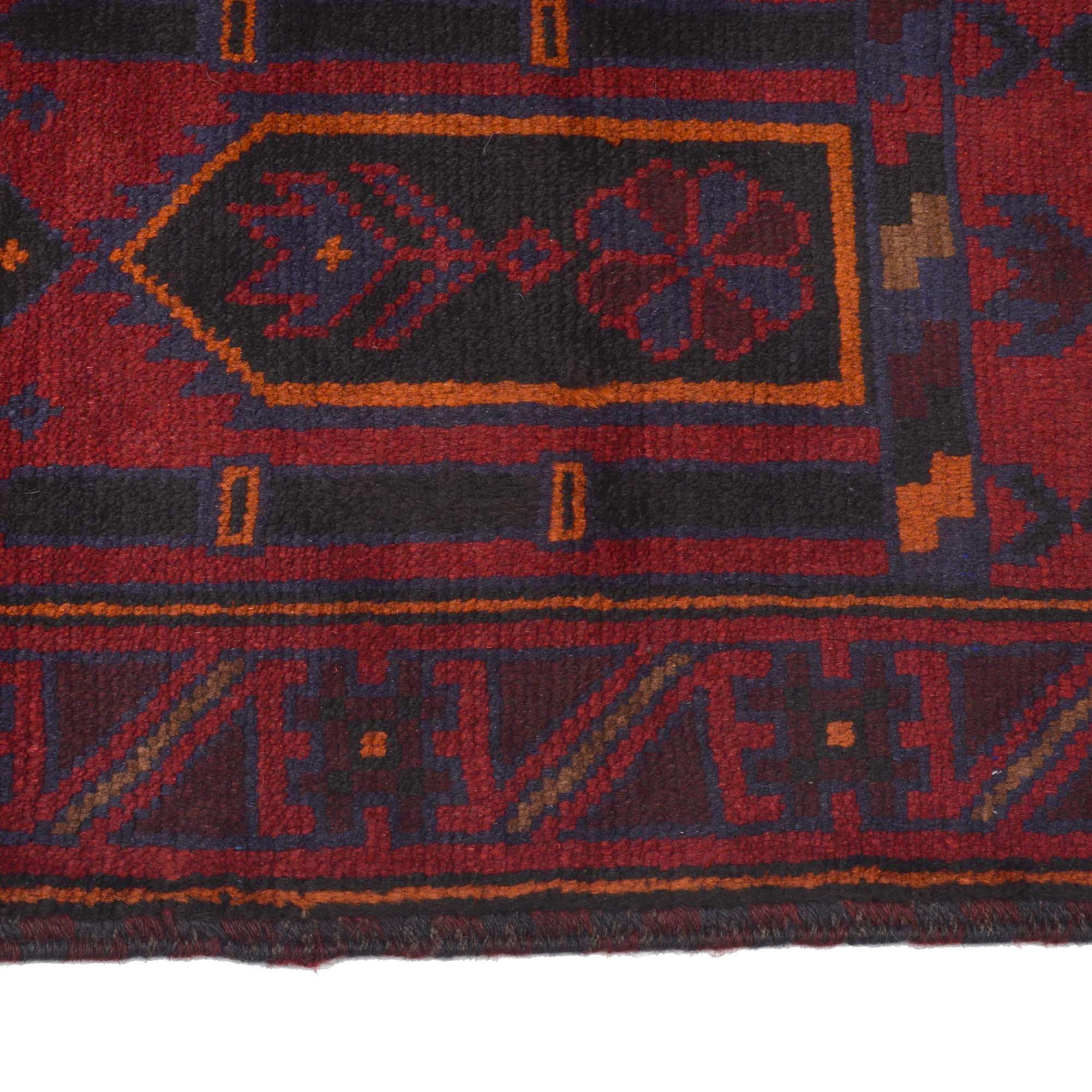 Hand Knotted Prayer Rug 2' 10" x 4' 4" ft / 87 x 133 cm - No. R18955