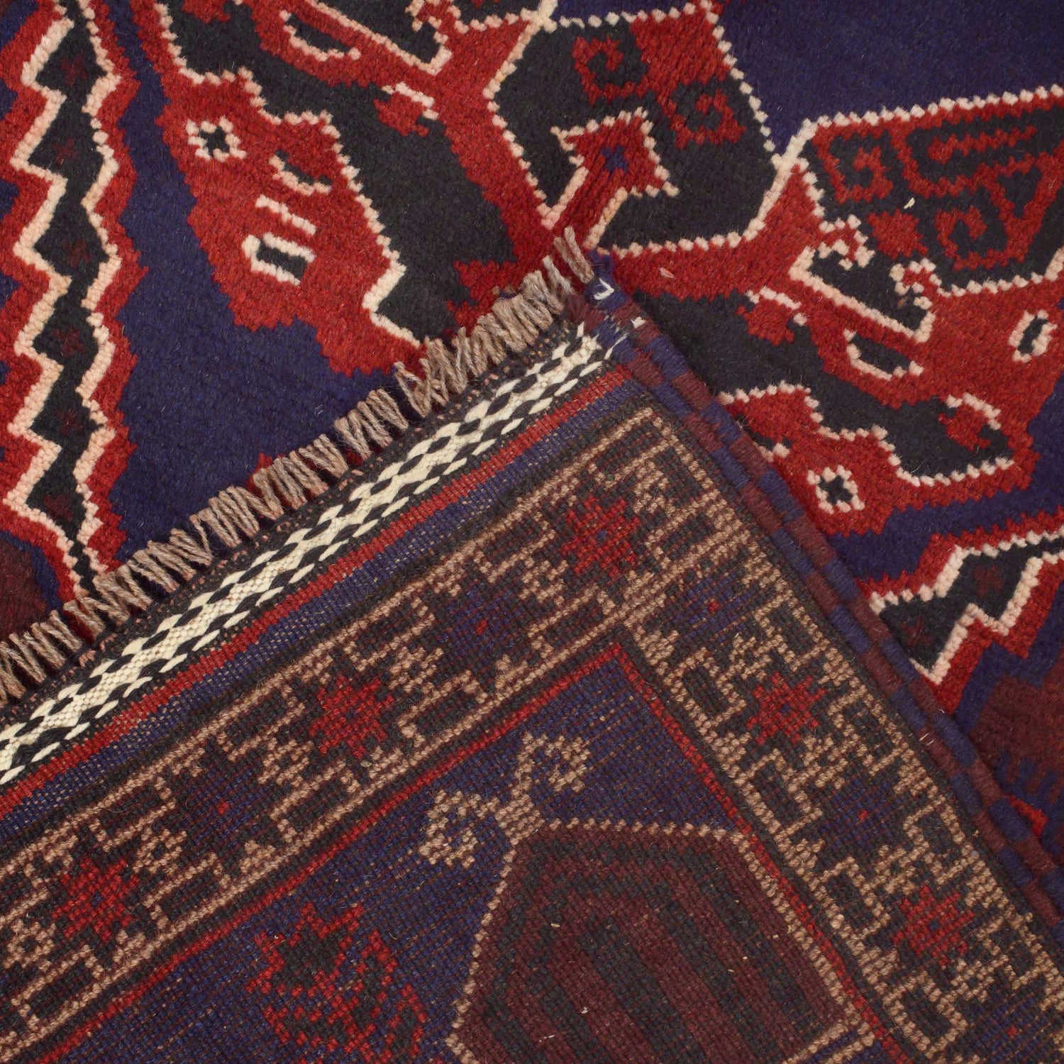 Handmade Prayer Rug 2' 11" x 4' 10" ft / 90 x 147 cm - R19009