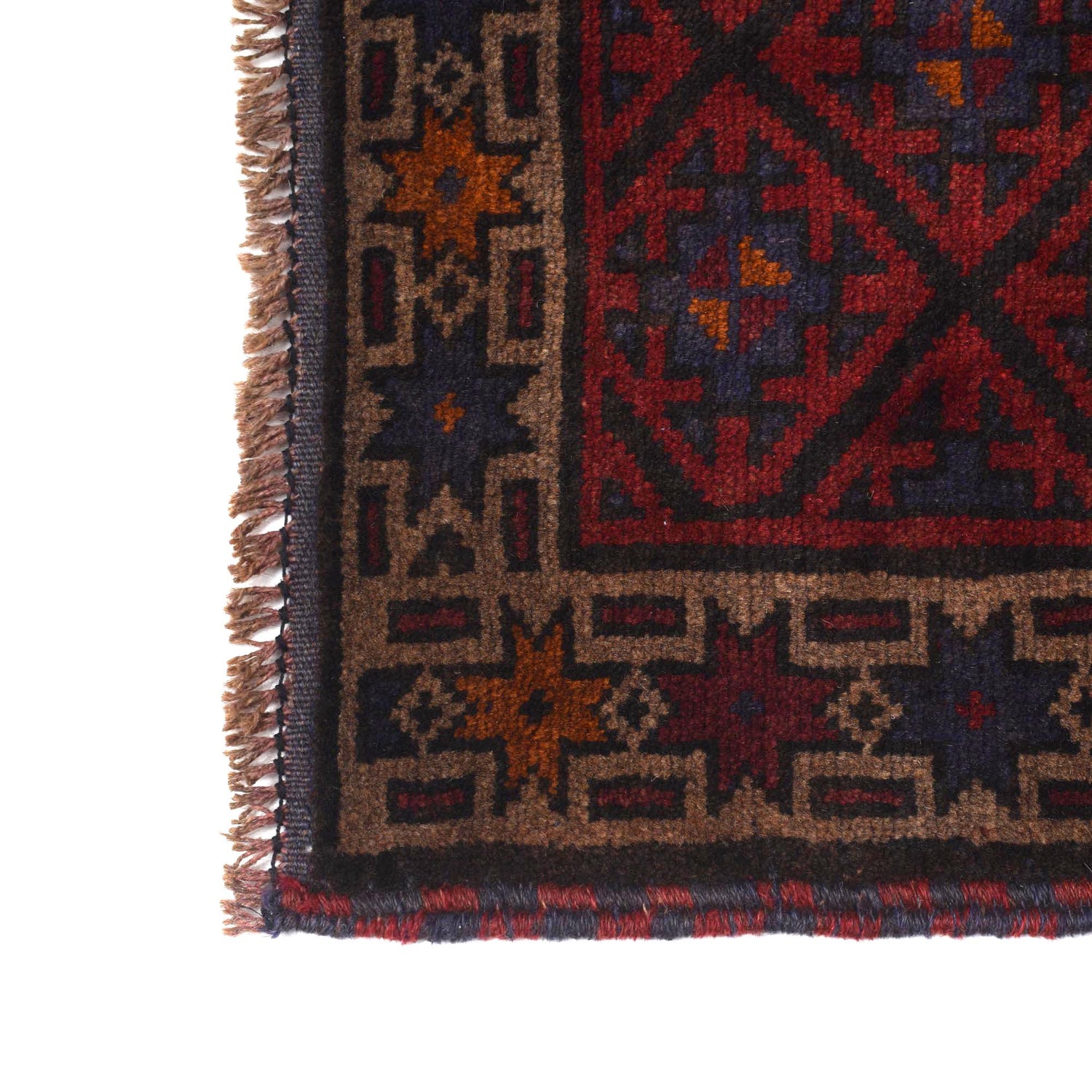Handmade Balochi Carpet 2' 9" x 4' 6" ft / 84 x 138 cm - No. R19010