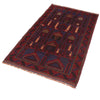 Handmade Prayer Rug 2' 11" x 4' 9" ft / 90 x 144 cm - R19079