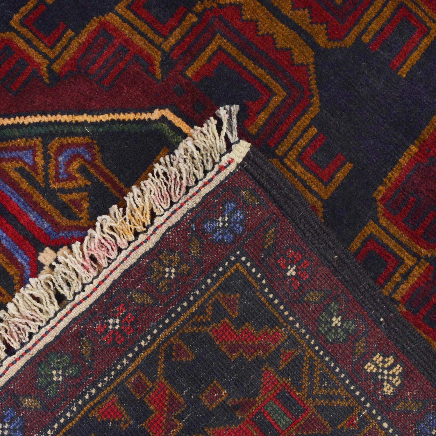 Traditional Baloch Rug 3' 10" x 6' 2" ft / 116 x 187 cm - No. R19104