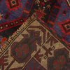 Handmade Prayer Rug 2' 11" x 4' 7" ft / 88 x 140 cm - R19183