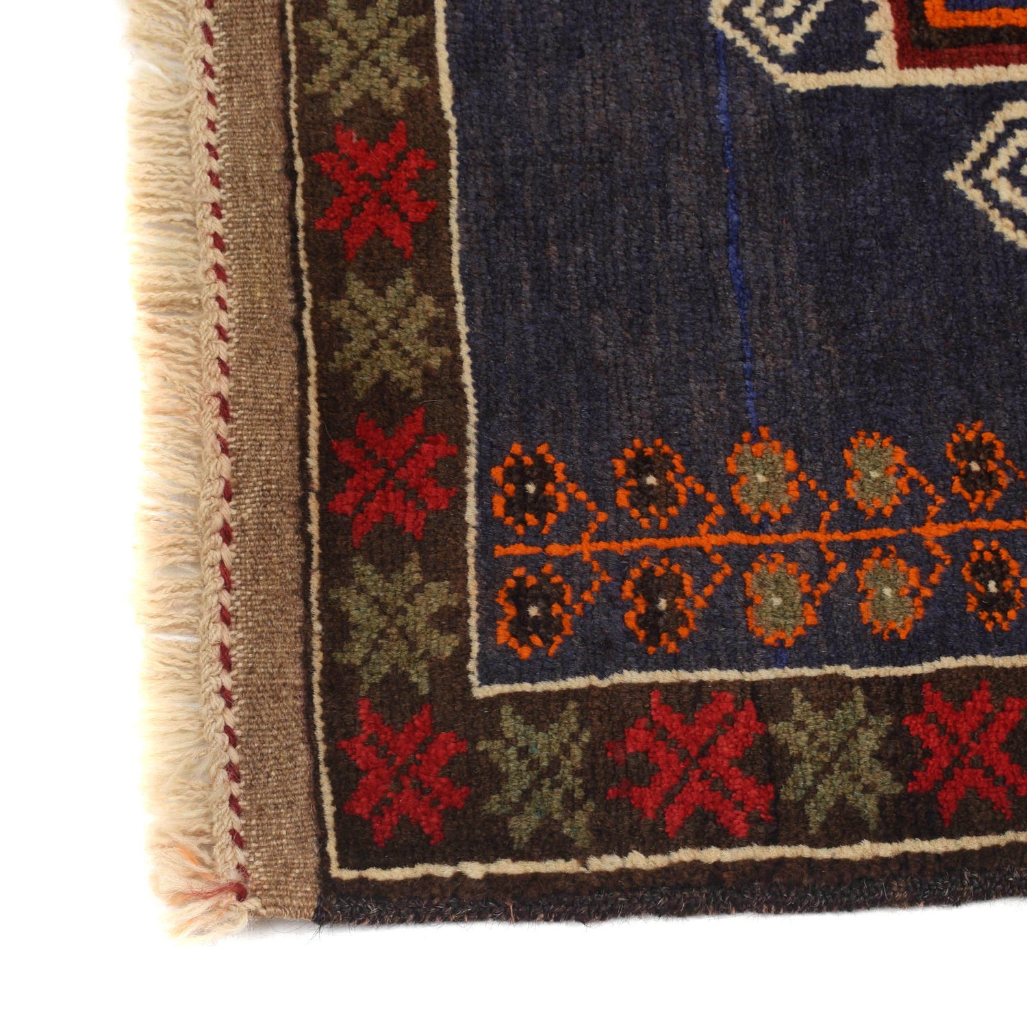 Handmade Balochi Carpet 2' 11" x 4' 8" ft / 90 x 143 cm - No. R19193