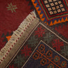 Handmade Balochi Carpet 2' 11" x 4' 8" ft / 90 x 143 cm - No. R19193