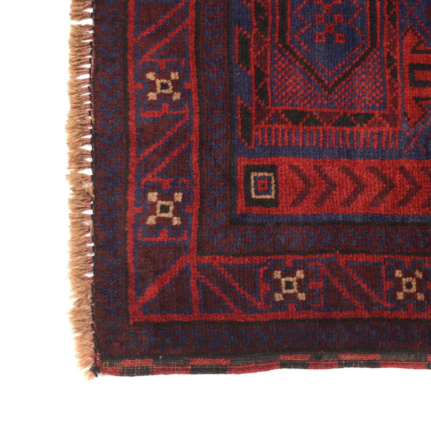 Handmade Prayer Rug 2' 9" x 4' 6" ft / 84 x 138 cm - R19196