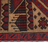 Handmade Prayer Rug 3' 1" x 4' 9" ft / 94 x 144 cm - R19217