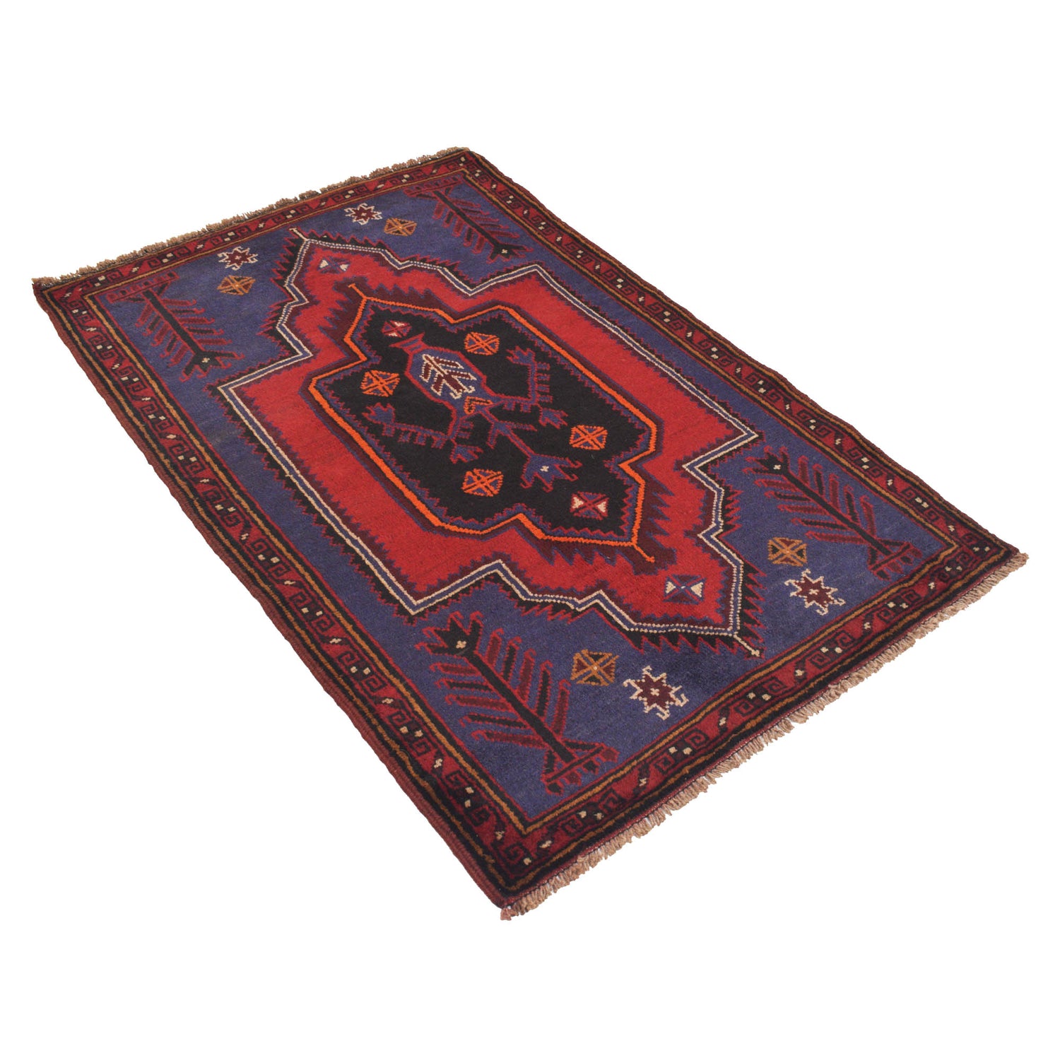 Baluch Small Size Rug 3' 0" x 4' 9" ft / 92 x 146 cm - No. R19222