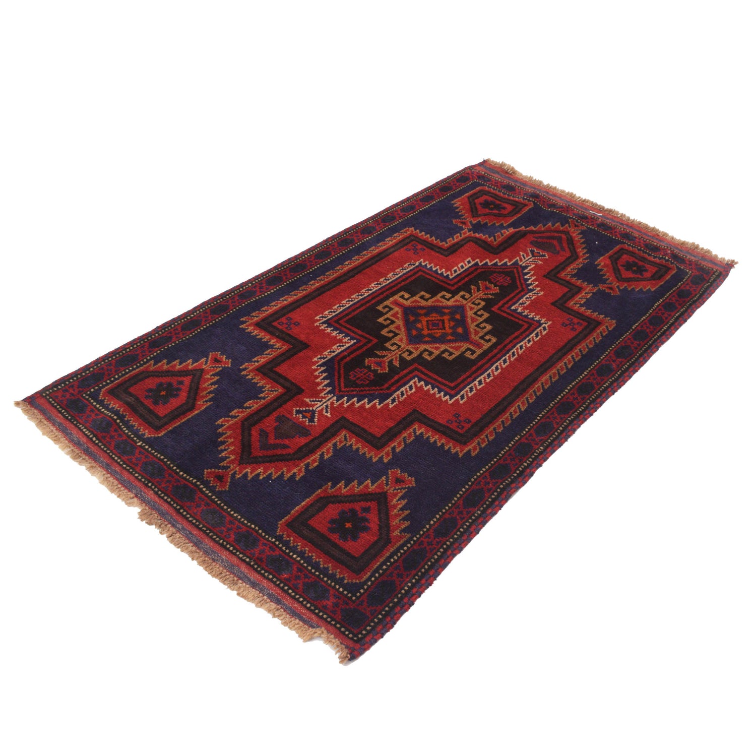 Baluch Small Size Rug 3' 1" x 5' 5" ft / 95 x 165 cm - No. R19242