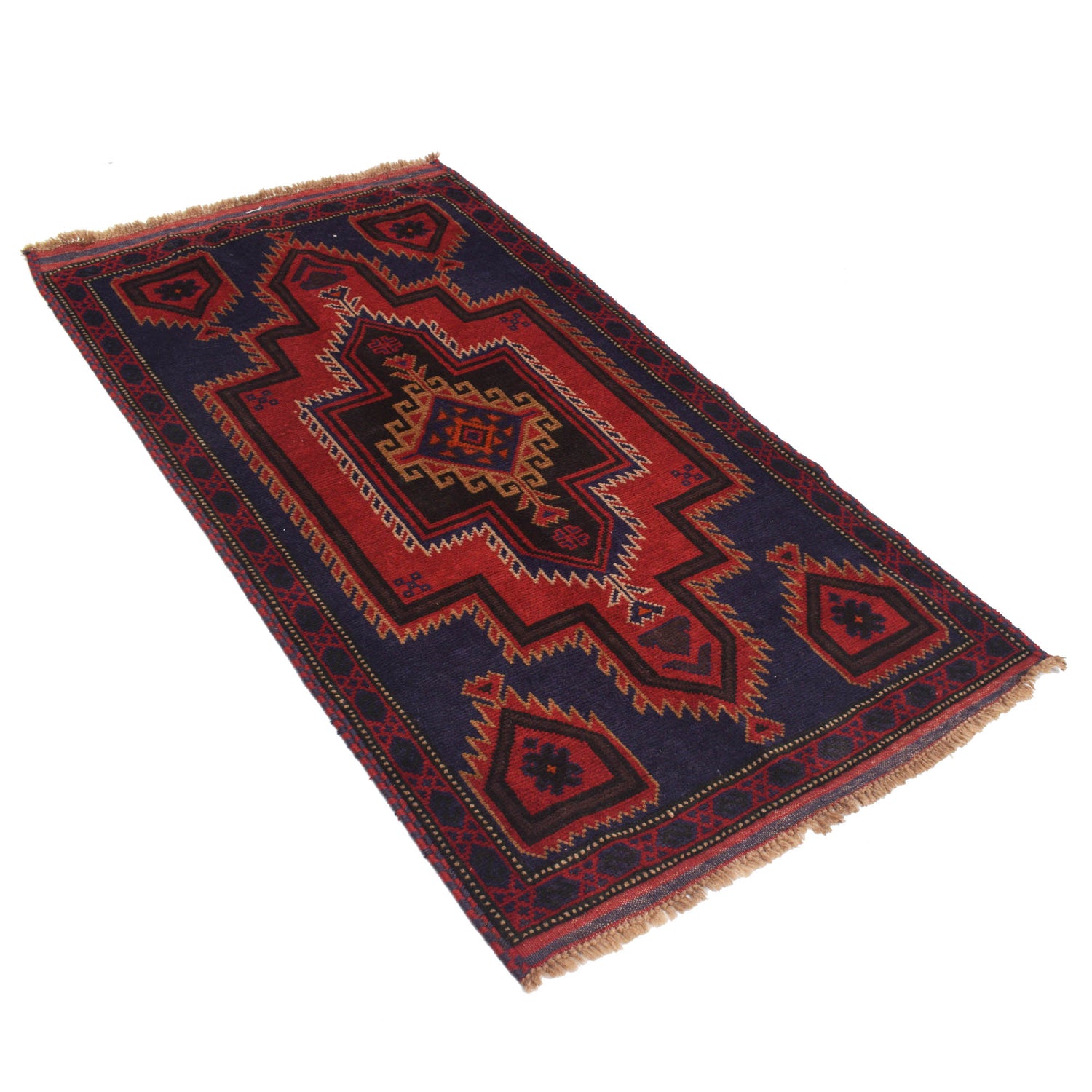 Baluch Small Size Rug 3' 1" x 5' 5" ft / 95 x 165 cm - No. R19242