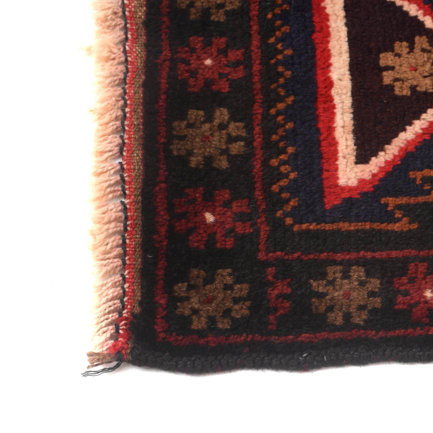 Handmade Balochi Carpet 2' 11" x 4' 0" ft / 90 x 122 cm - No. R19332