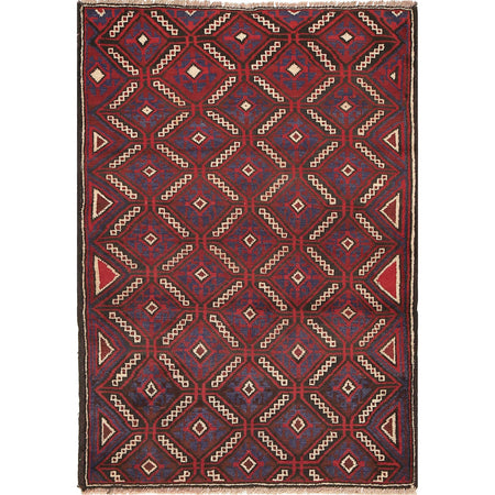 Baluch Small Size Rug 3' 2" x 4' 7" ft / 96 x 140 cm - No. R19336