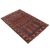 Handmade Prayer Rug 3' 0" x 4' 8" ft / 91 x 142 cm - R19353