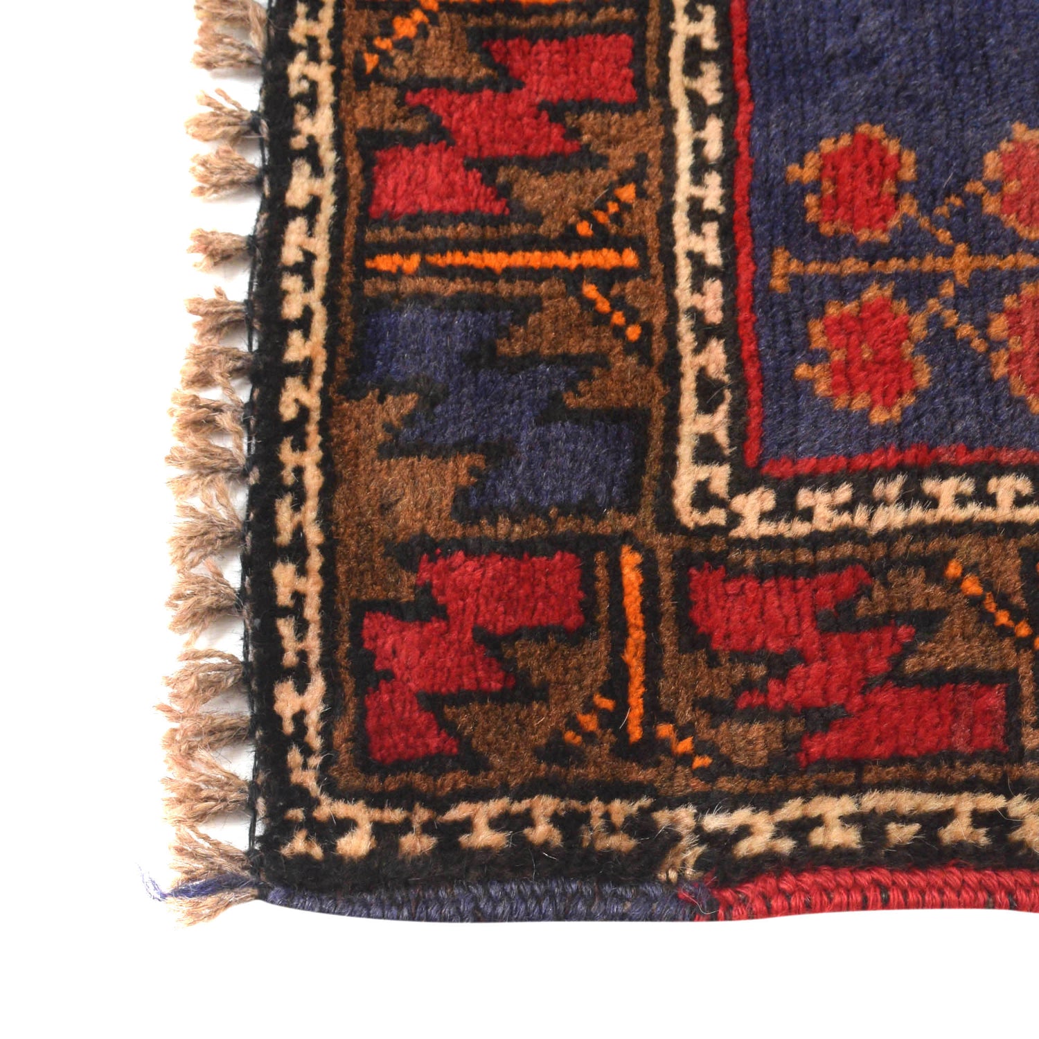 Handmade Balochi Carpet 2' 10" x 4' 6" ft / 86 x 138 cm - No. R19378