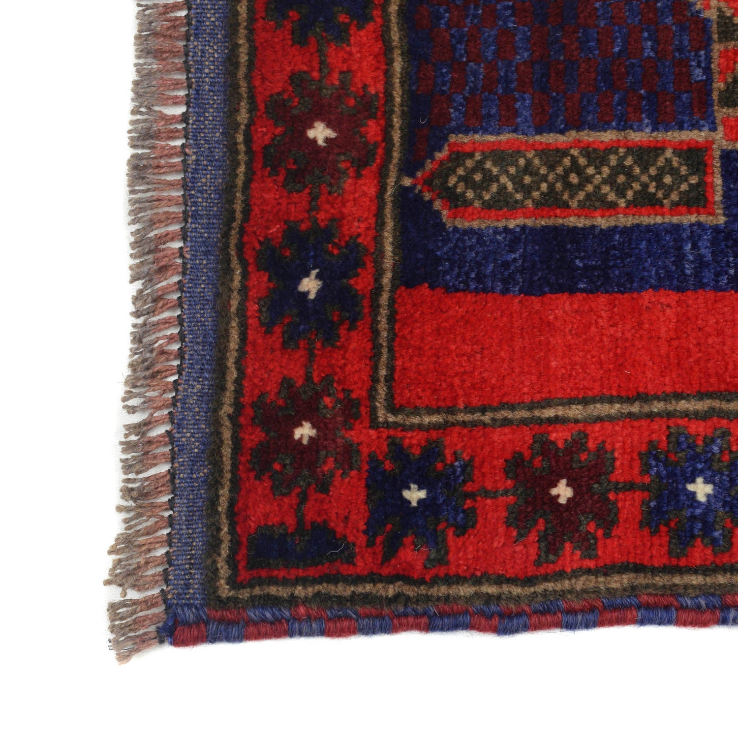 Small Prayer Carpet 2' 11" x 4' 7" ft / 90 x 140 cm - R19387