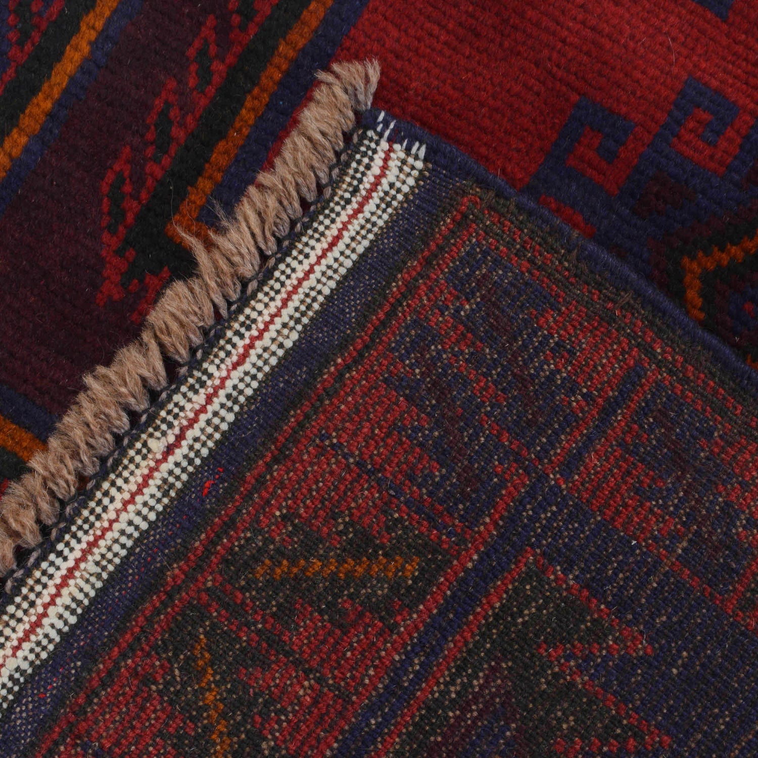 Handmade Balochi Carpet 2' 11" x 4' 6" ft / 89 x 137 cm - No. R19392