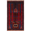 Small Prayer Carpet 2' 11" x 5' 0" ft / 90 x 153 cm - R19398