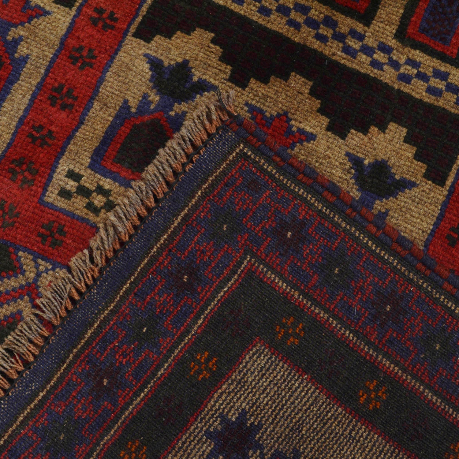 Small Prayer Carpet 2' 11" x 4' 6" ft / 89 x 138 cm - R19403
