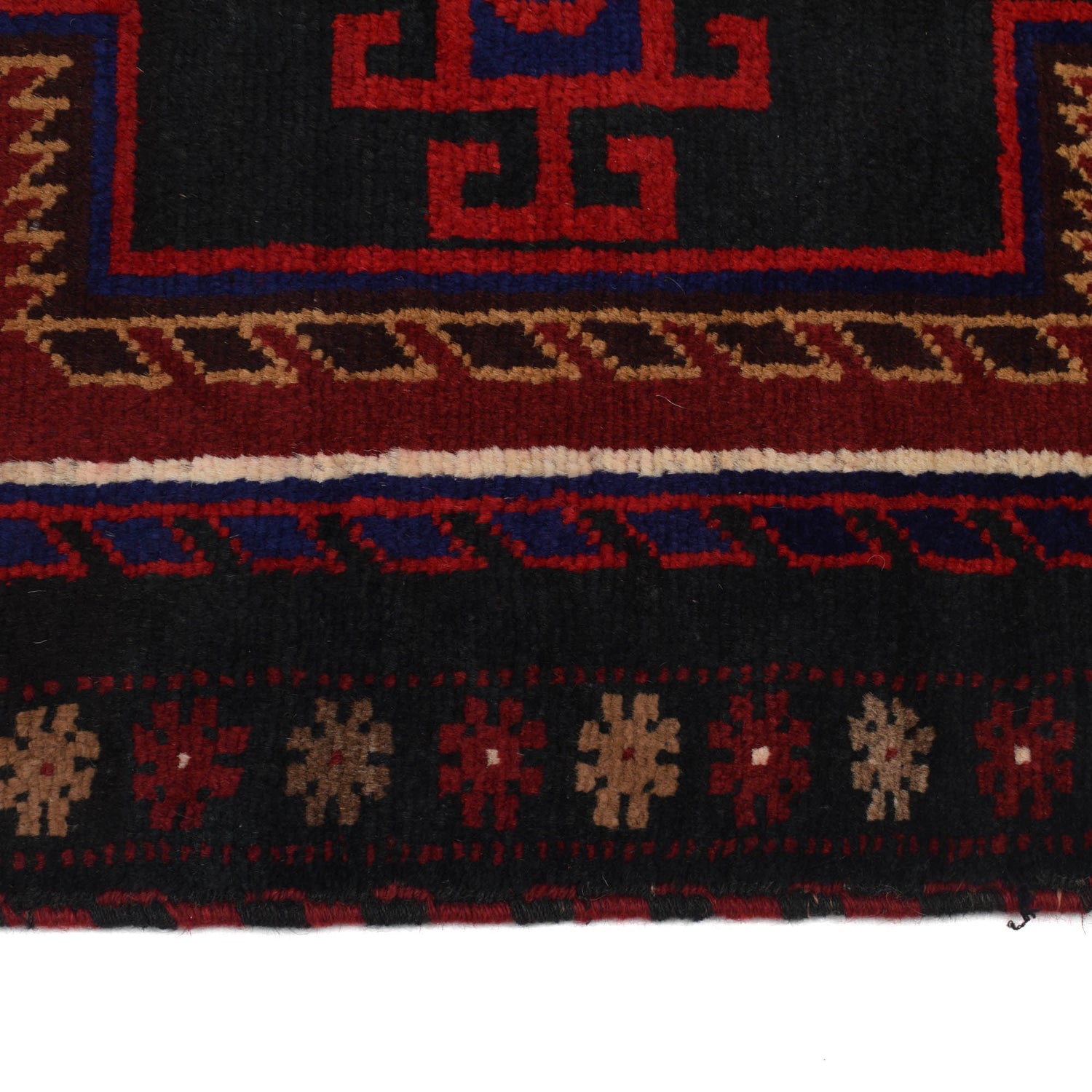Handmade Balochi Carpet 2' 9" x 4' 5" ft / 85 x 134 cm - No. R19406