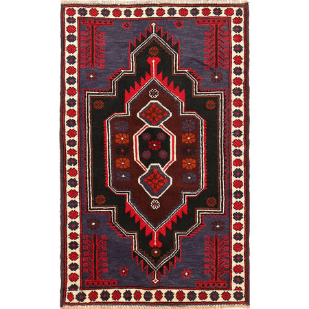 Baluch Small Size Rug 2' 11" x 4' 11" ft / 89 x 149 cm - No. R19559