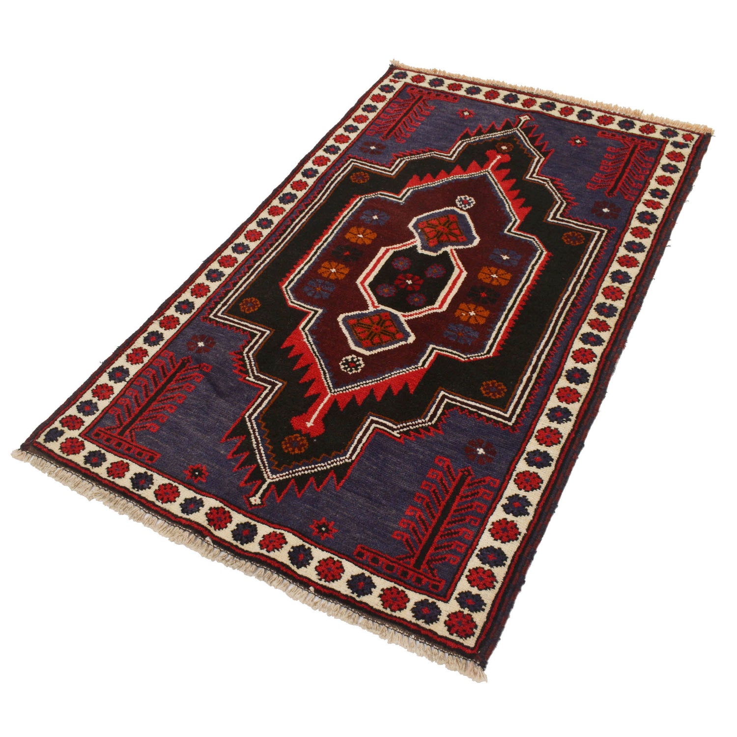 Baluch Small Size Rug 2' 11" x 4' 11" ft / 89 x 149 cm - No. R19559