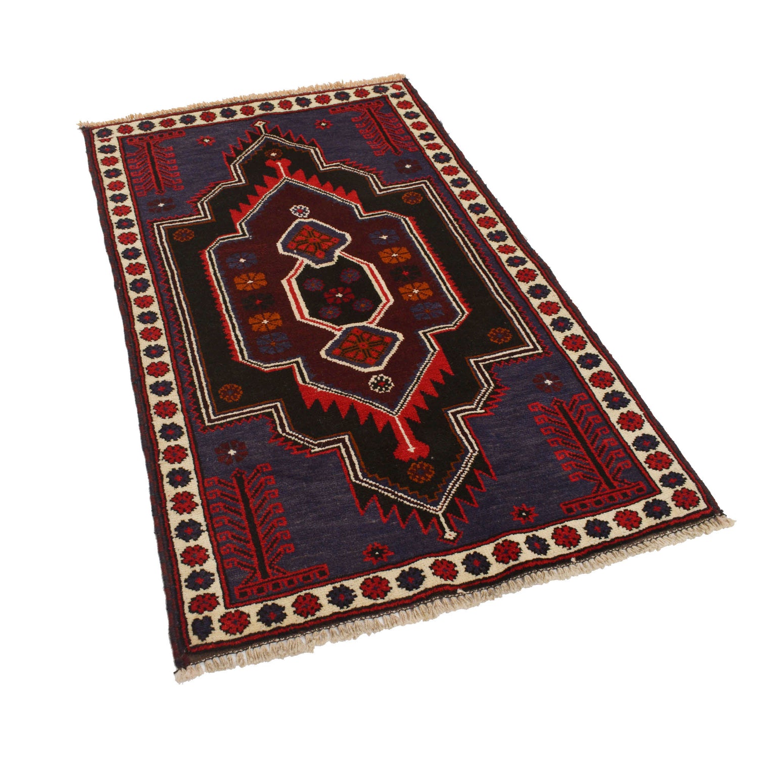 Baluch Small Size Rug 2' 11" x 4' 11" ft / 89 x 149 cm - No. R19559