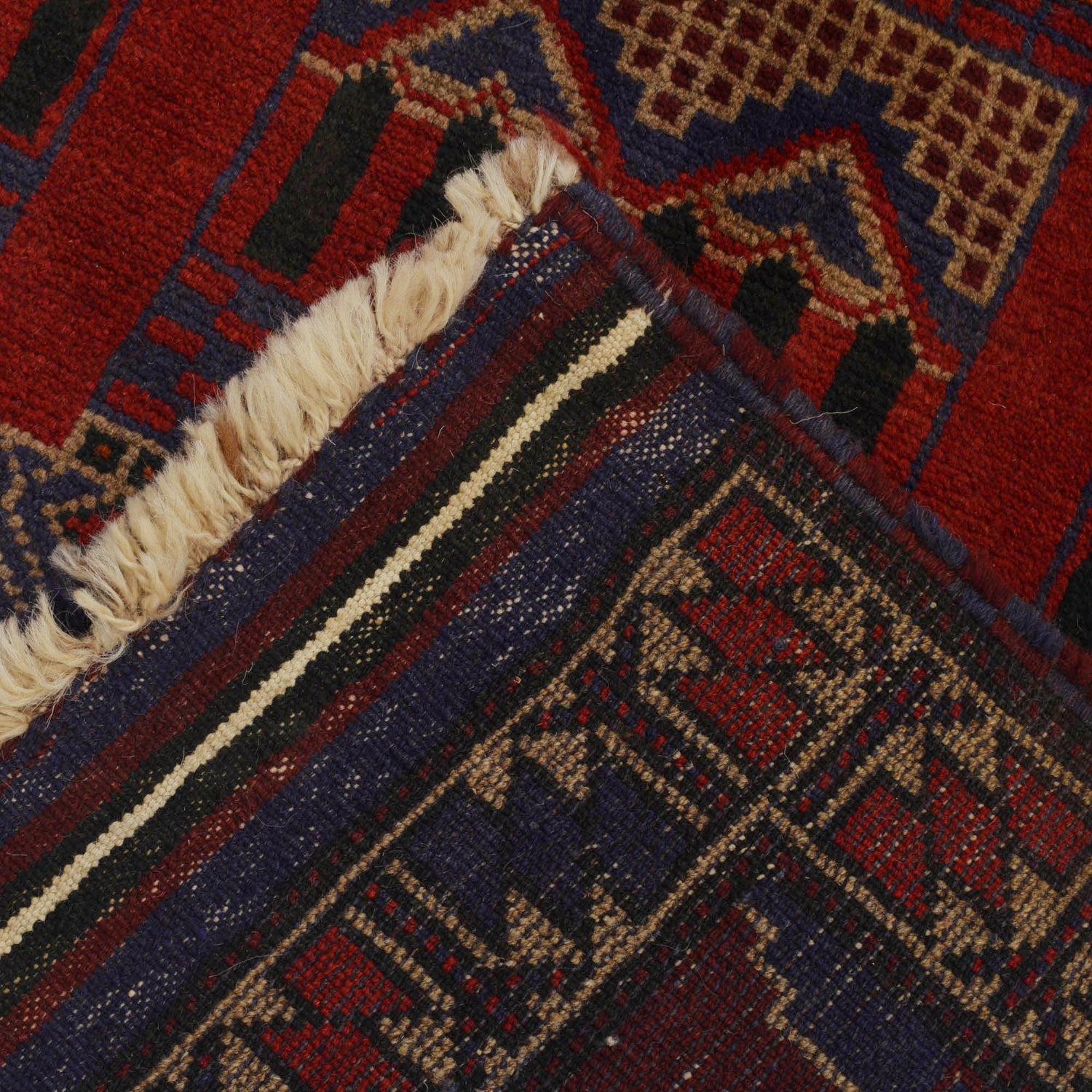 Small Prayer Carpet 3' 3" x 4' 9 ft / 98 x 146 cm - R19562