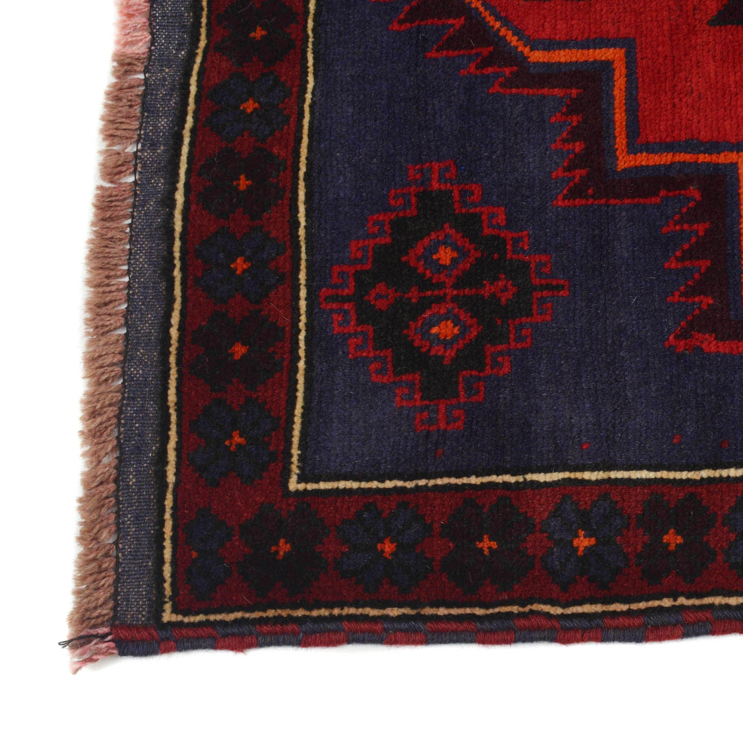 Handmade Balochi Carpet 3' 0" x 4' 8" ft / 92 x 141 cm - No. R19566