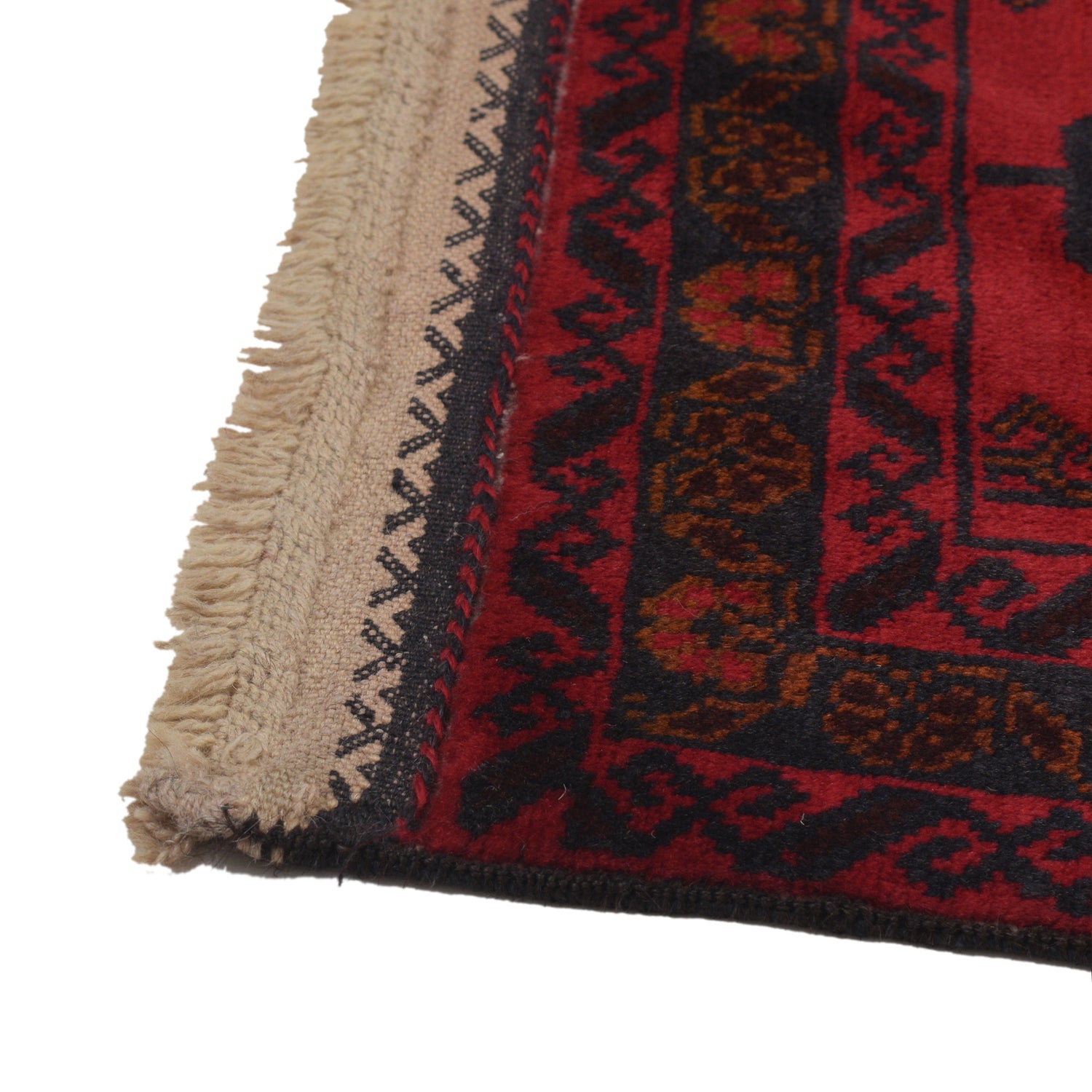 Red Baluchi Rug 3' 0" x 4' 5" ft / 92 x 135 cm - No. R19615