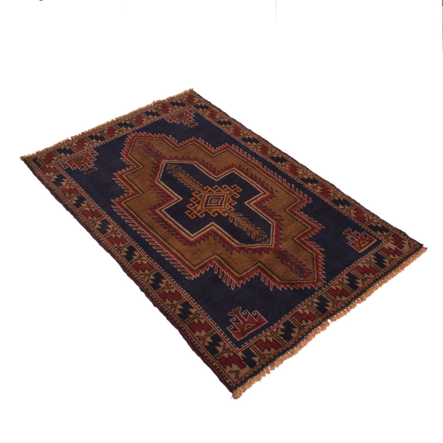 Handmade Baluchi Rug 2' 11" x 4' 7" ft / 88 x 139 cm - No. R19640
