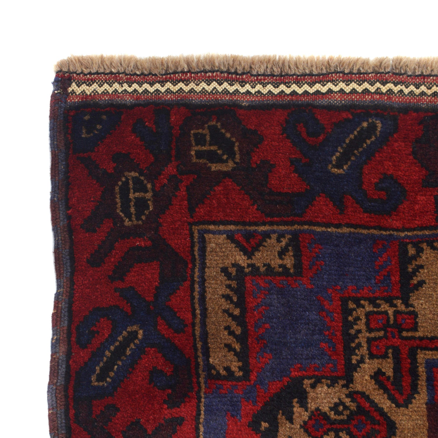 Handmade Balochi Carpet 2' 12" x 4' 8" ft / 91 x 143 cm - No. R19722