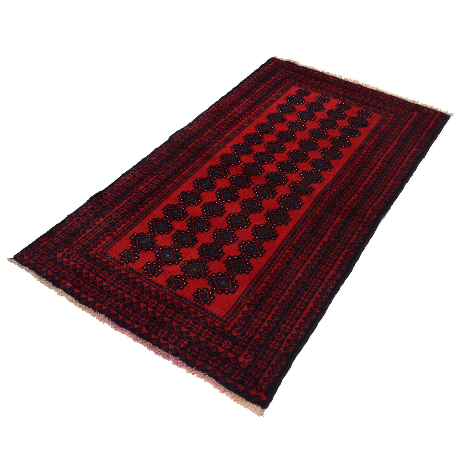 Red Baluchi Rug 2' 8" x 4' 9" ft / 82 x 144 cm - No. R19740