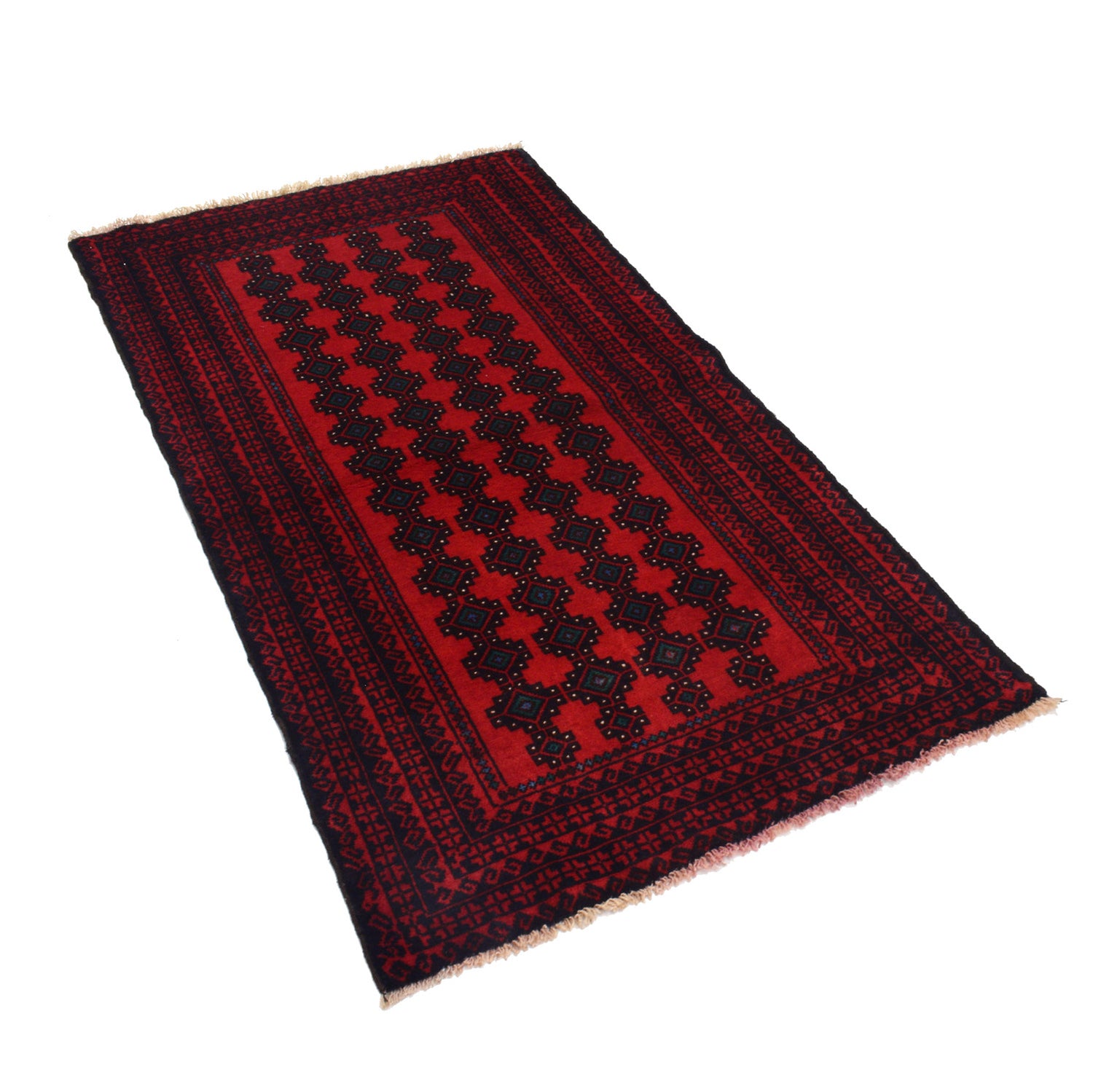 Red Baluchi Rug 2' 8" x 4' 9" ft / 82 x 144 cm - No. R19740