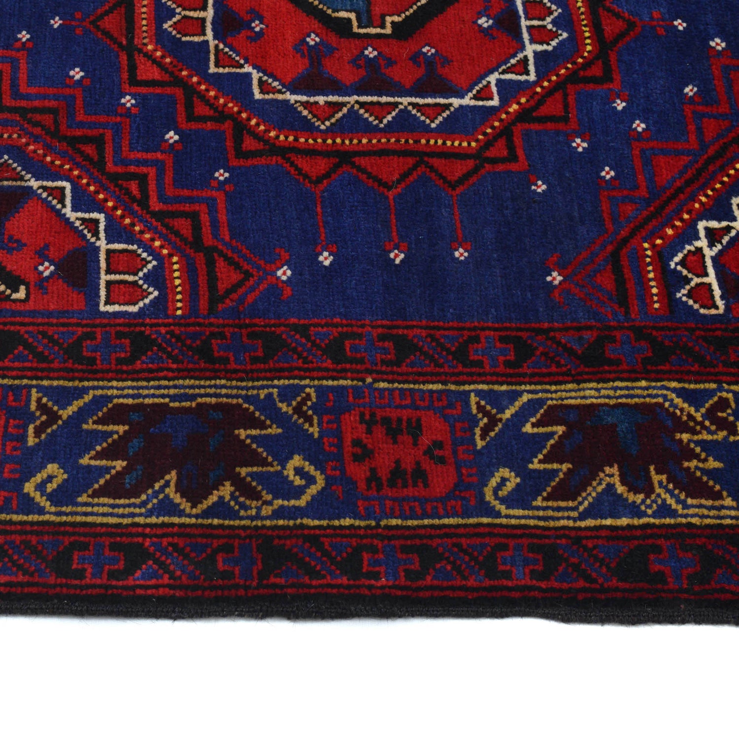 Tribal Baloch Rug 3' 11" x 6' 4" ft / 119 x 194 cm - No. R19935