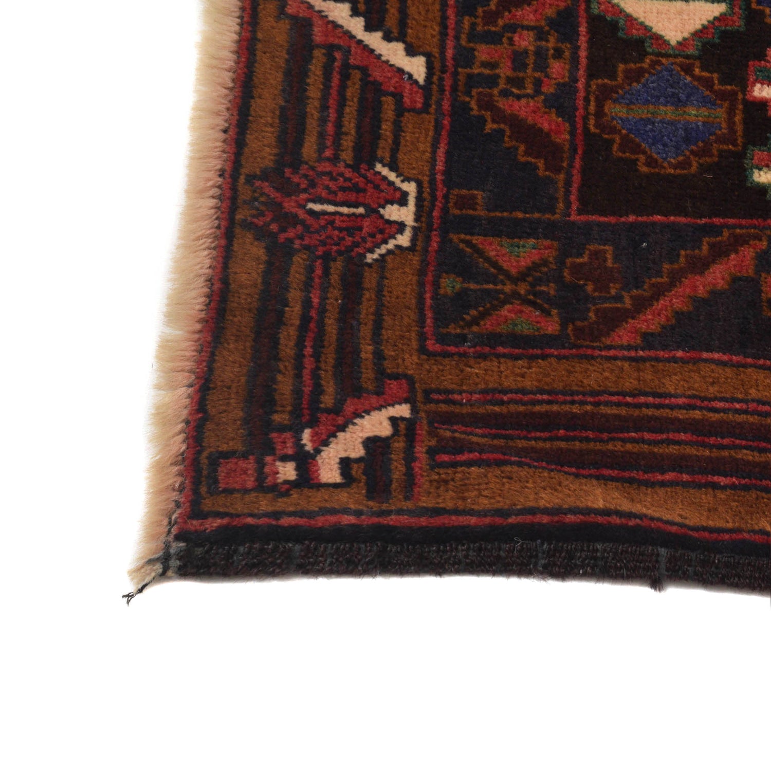 Tribal Baloch Rug 3' 8" x 6' 1" ft / 111 x 186 cm - No. R19936