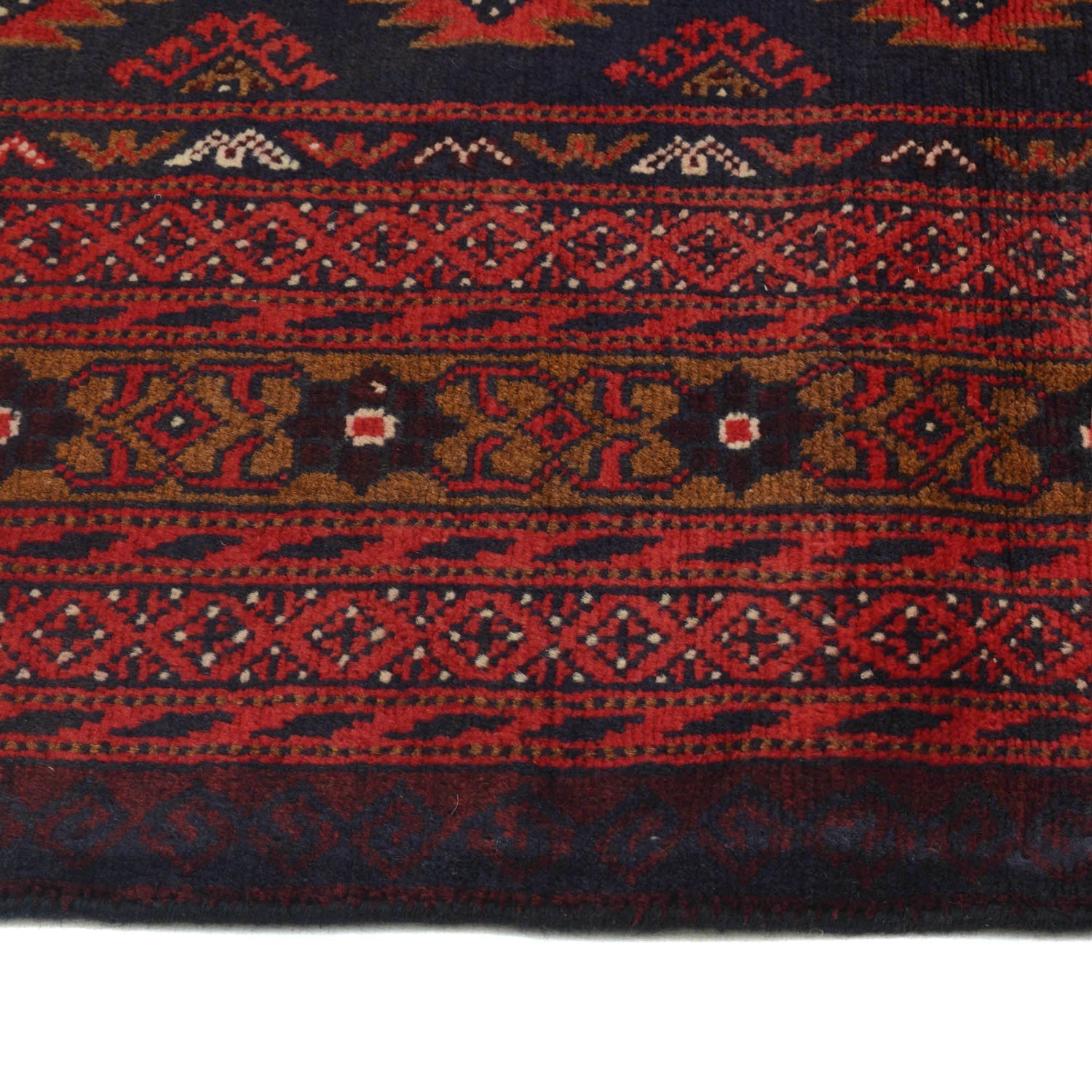 Tribal Baloch Rug 4' 1" x 6' 10" ft / 125 x 208 cm - No. R19961