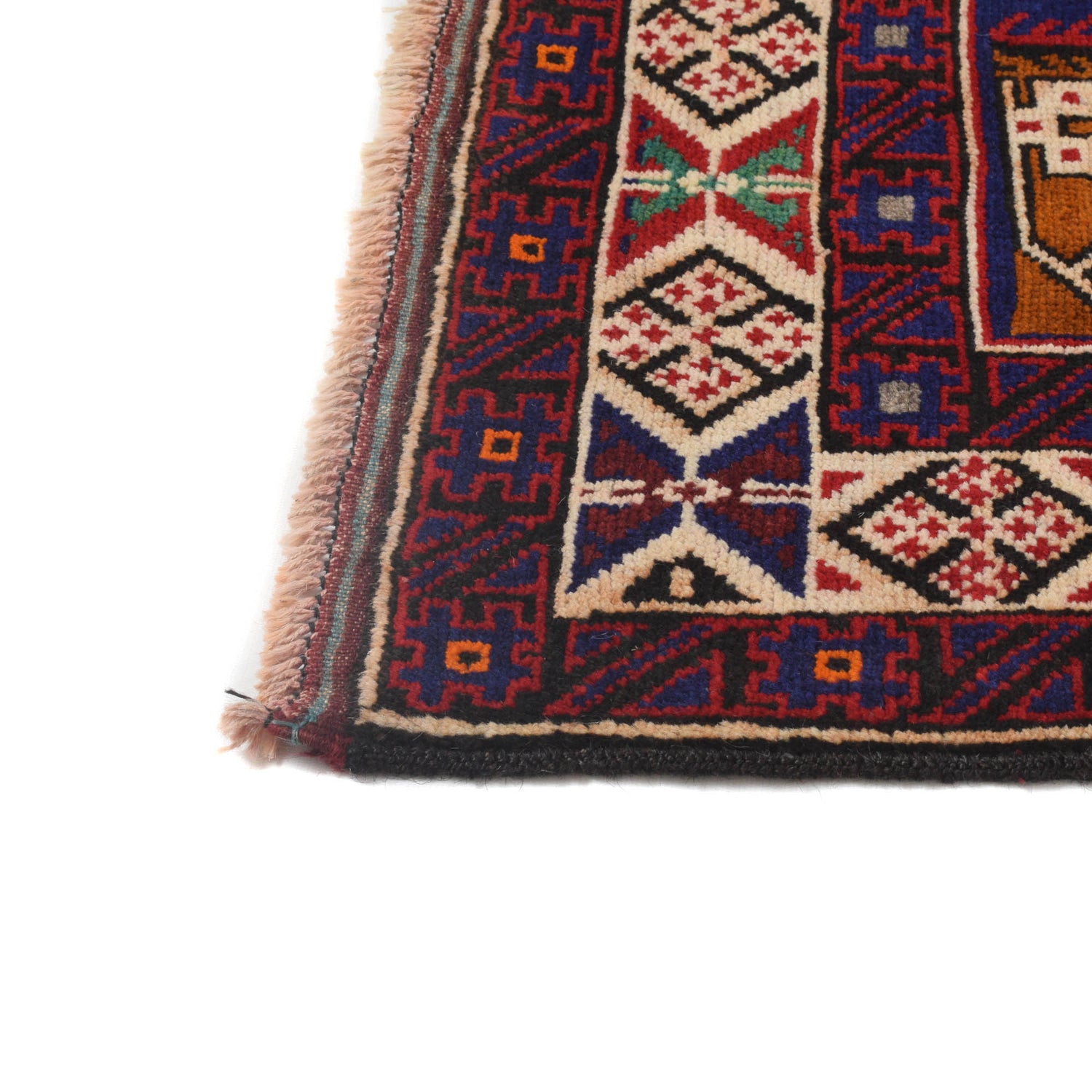 Tribal Baloch Rug 4' 0" x 6' 5" ft / 121 x 196 cm - No. R19964