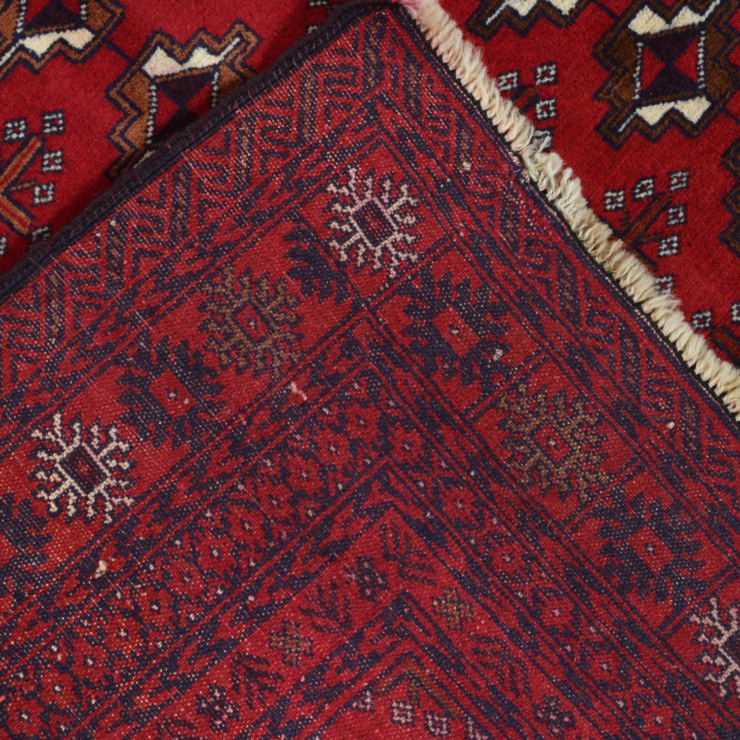 Tribal Baloch Rug 4' 2" x 5' 5" ft / 128 x 164 cm - No. R19978