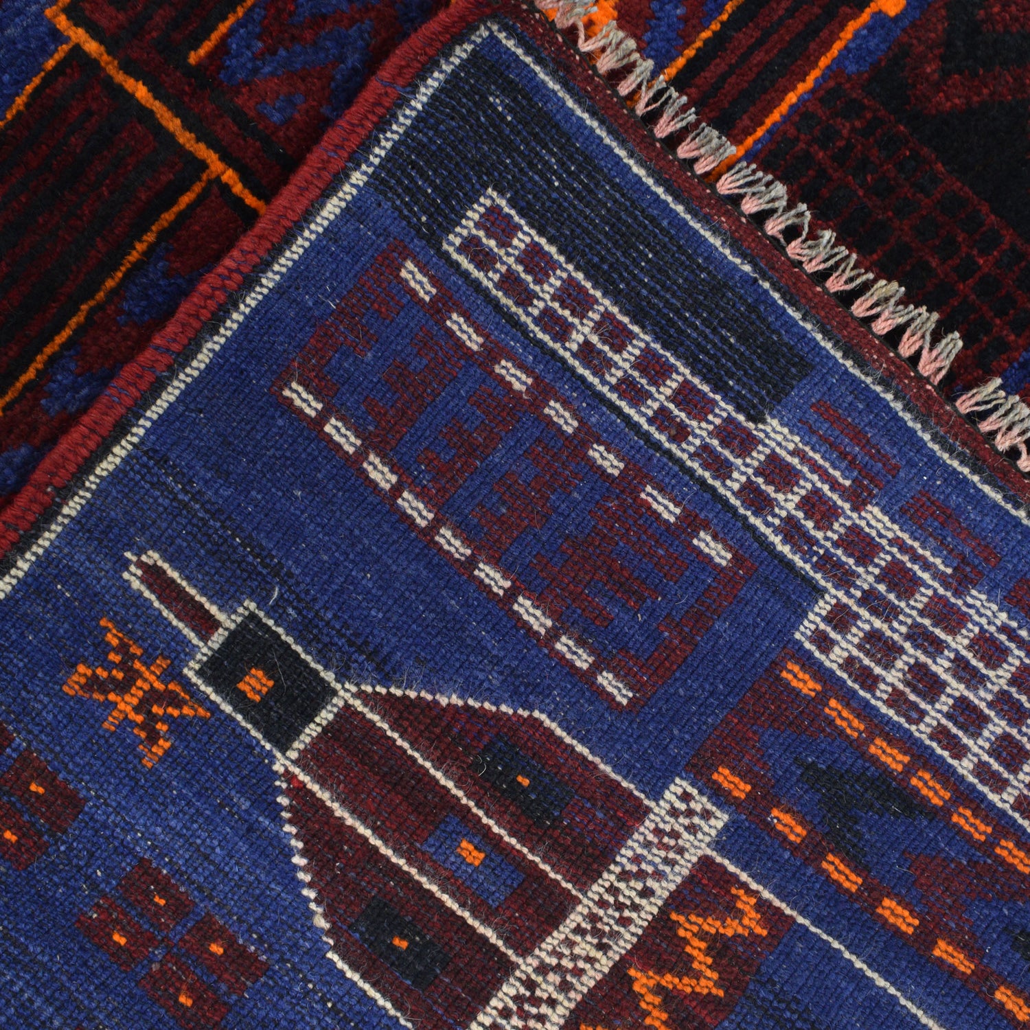 Handmade Pictorial Carpet 2' 11" x 4' 2" ft / 89 x 128 cm - No. R20076