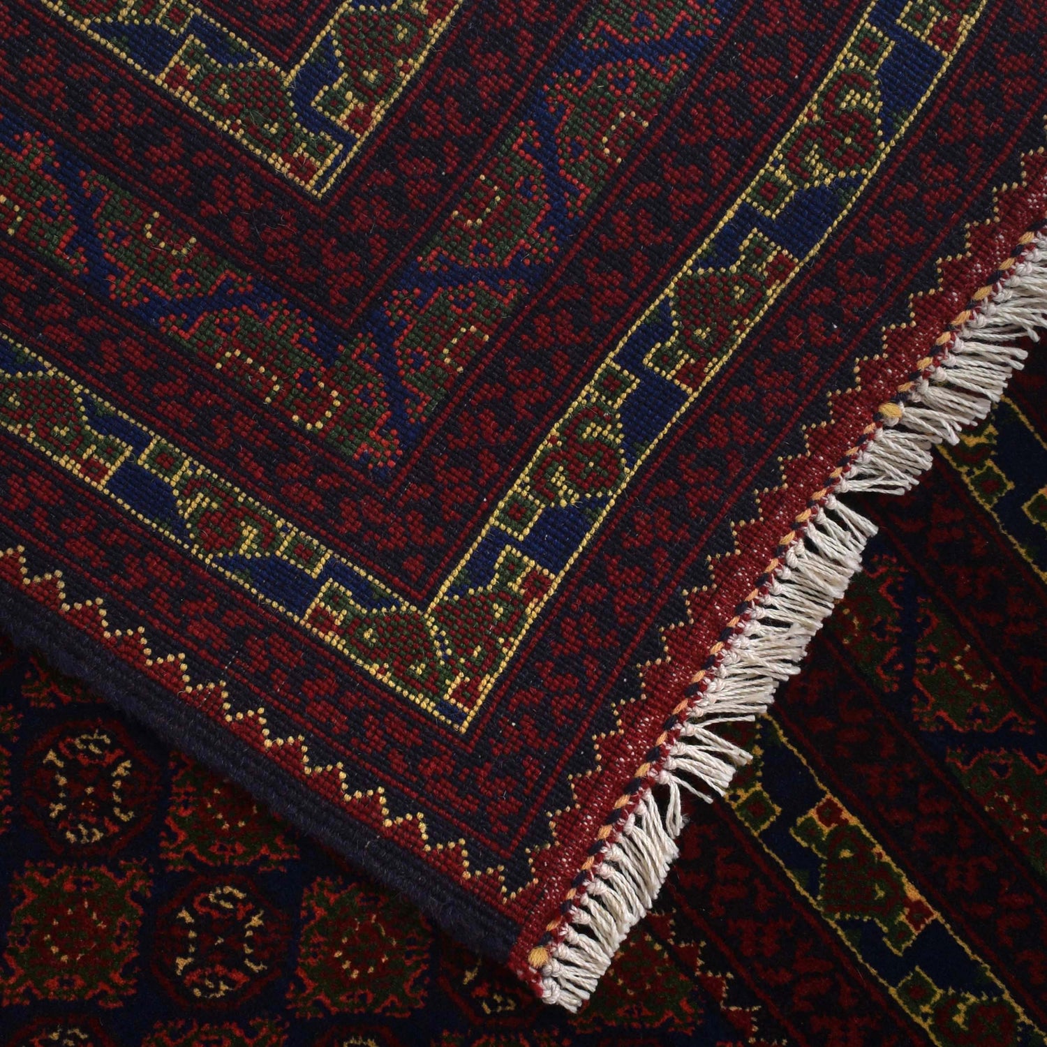 Oriental Handmade Khoja Roshnai Rug 6' 7" x 9' 5" ft / 200 x 286 cm - No. R21348